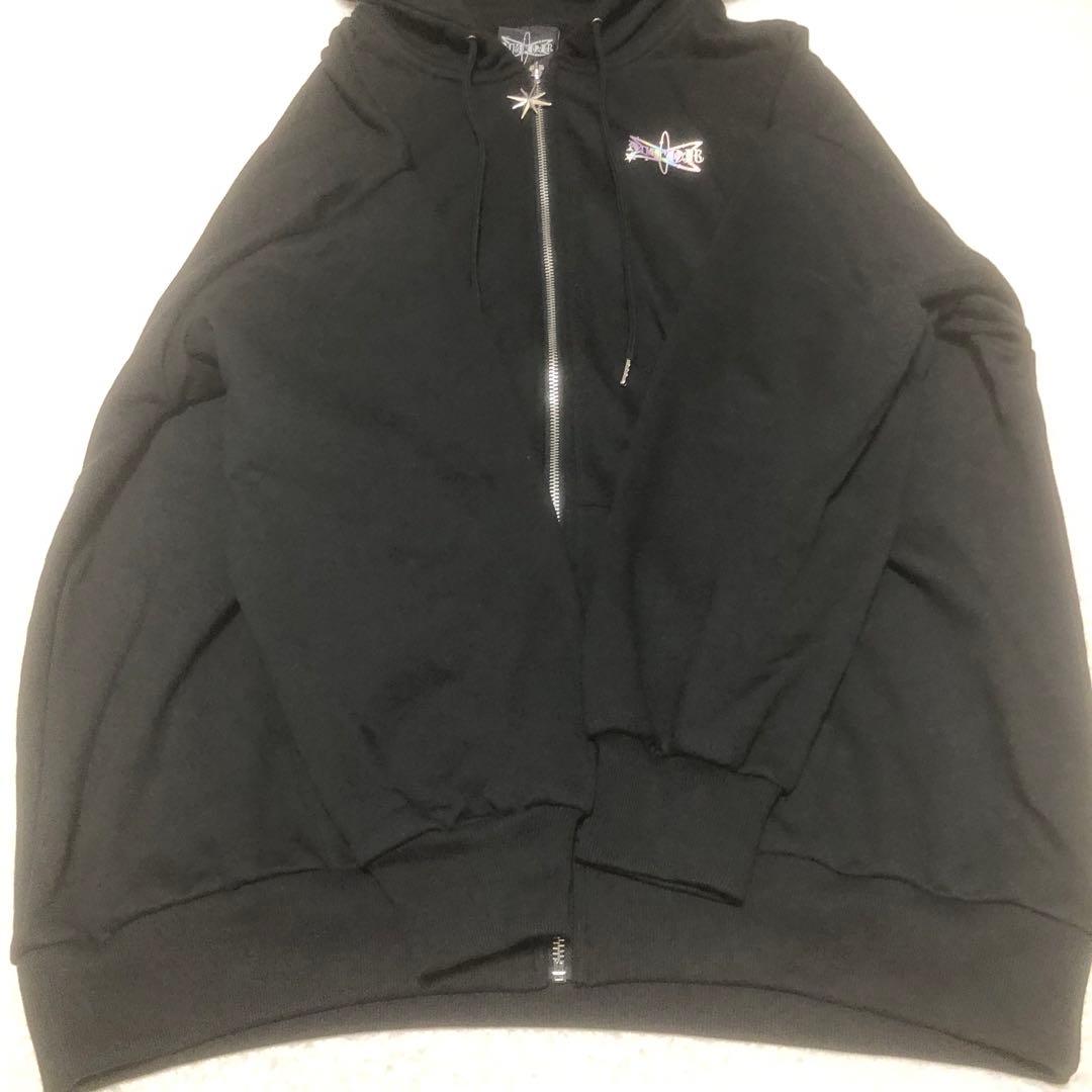 限定 めておら-Meteorites- ビッグシルエットパーカー ビッグプリント