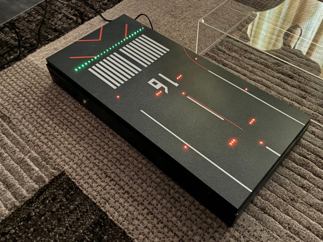 最終価格】福岡空港 RWY16 ジオラマ光ファイバーライトアップ 1/400