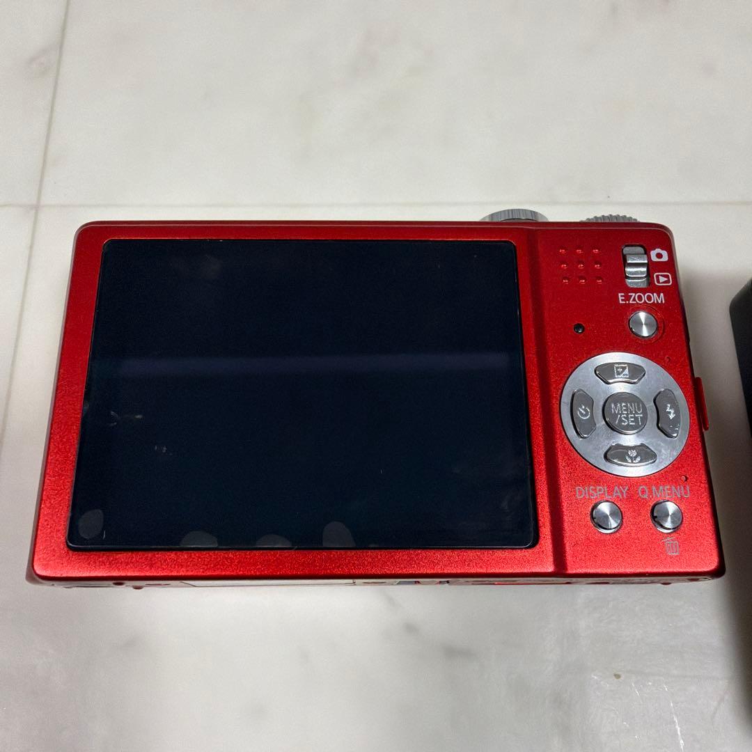デジタルカメラ Panasonic DMC-TZ1 レッド メモリーカード付き
