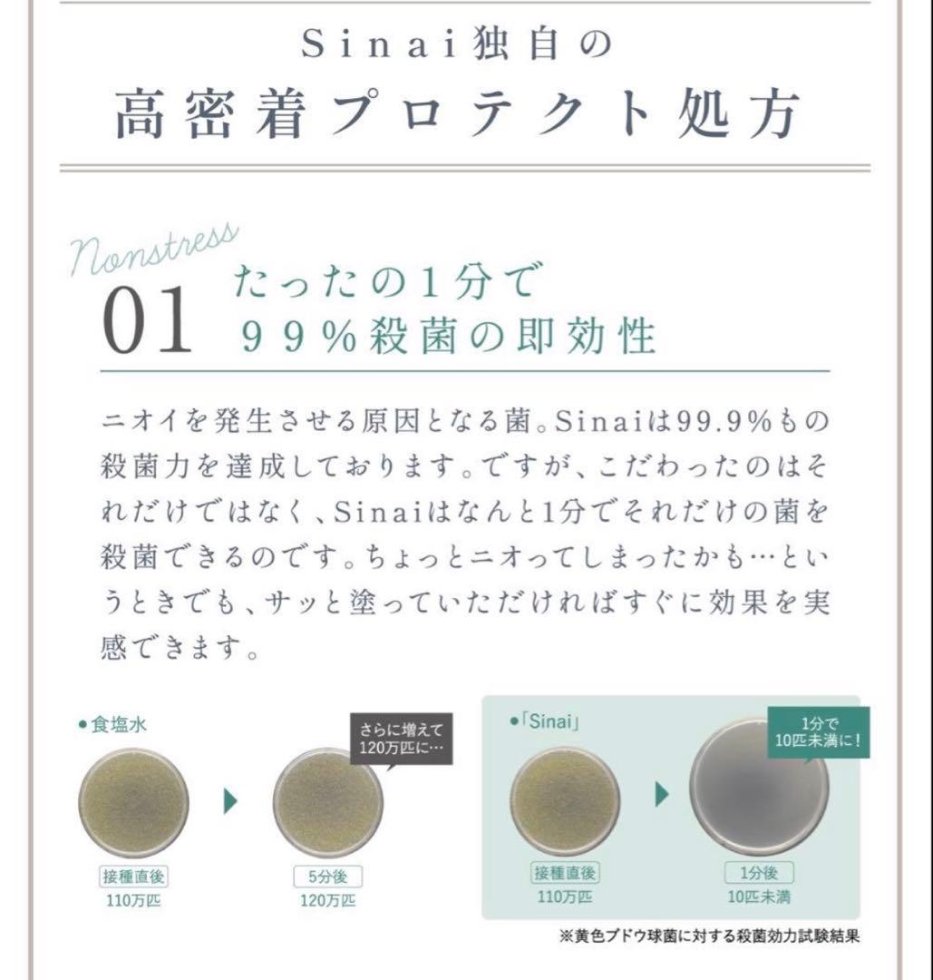 《新品、未開封》Sinai デオドラントジェル 30ml 2本セット