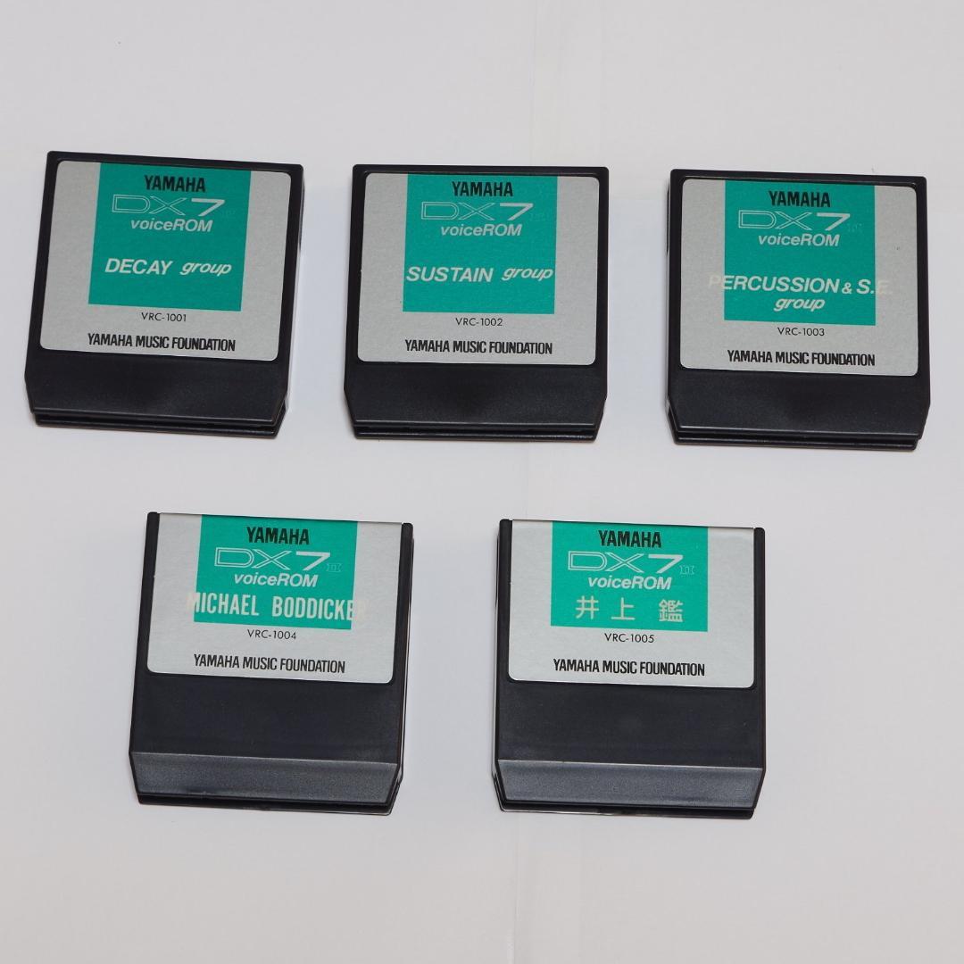 YAMAHA DX7Ⅱ voice ROM VRC-1001,2,3,4,5 - メルカリ