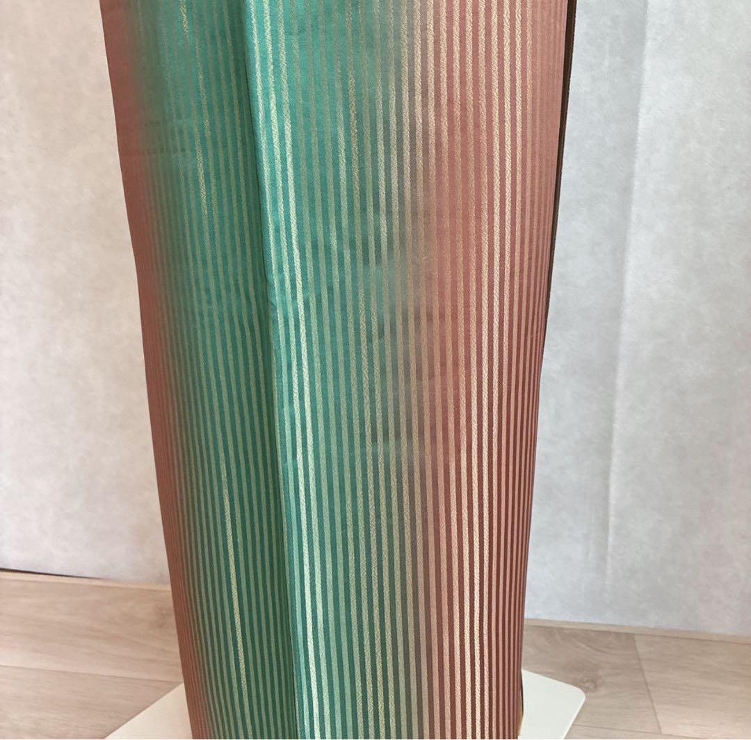 坂*ん様 付け下げ 小紋 フルセット 着物 正絹 縞模様 ストライプ 比翼