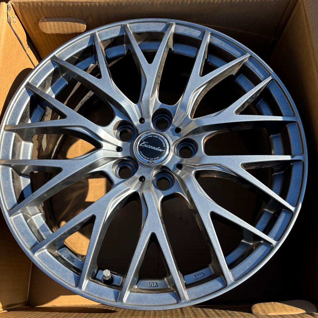 ②アルファード 18インチ アルミホイール 5穴120 7.5J 2個