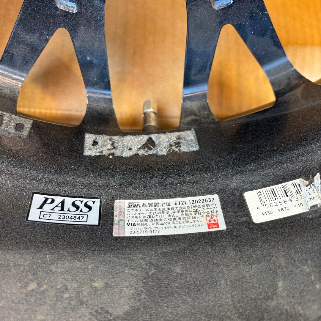 ②アルファード 18インチ アルミホイール 5穴120 7.5J 2個