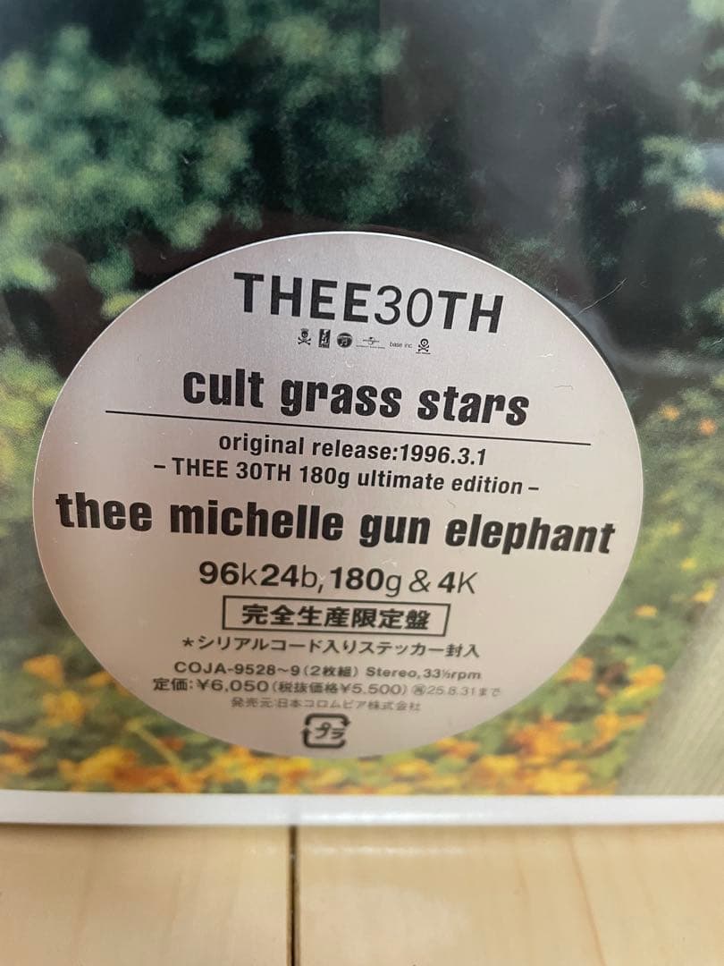 ミッシェルガンエレファント カルトグラススターズ 再発アナログ盤
