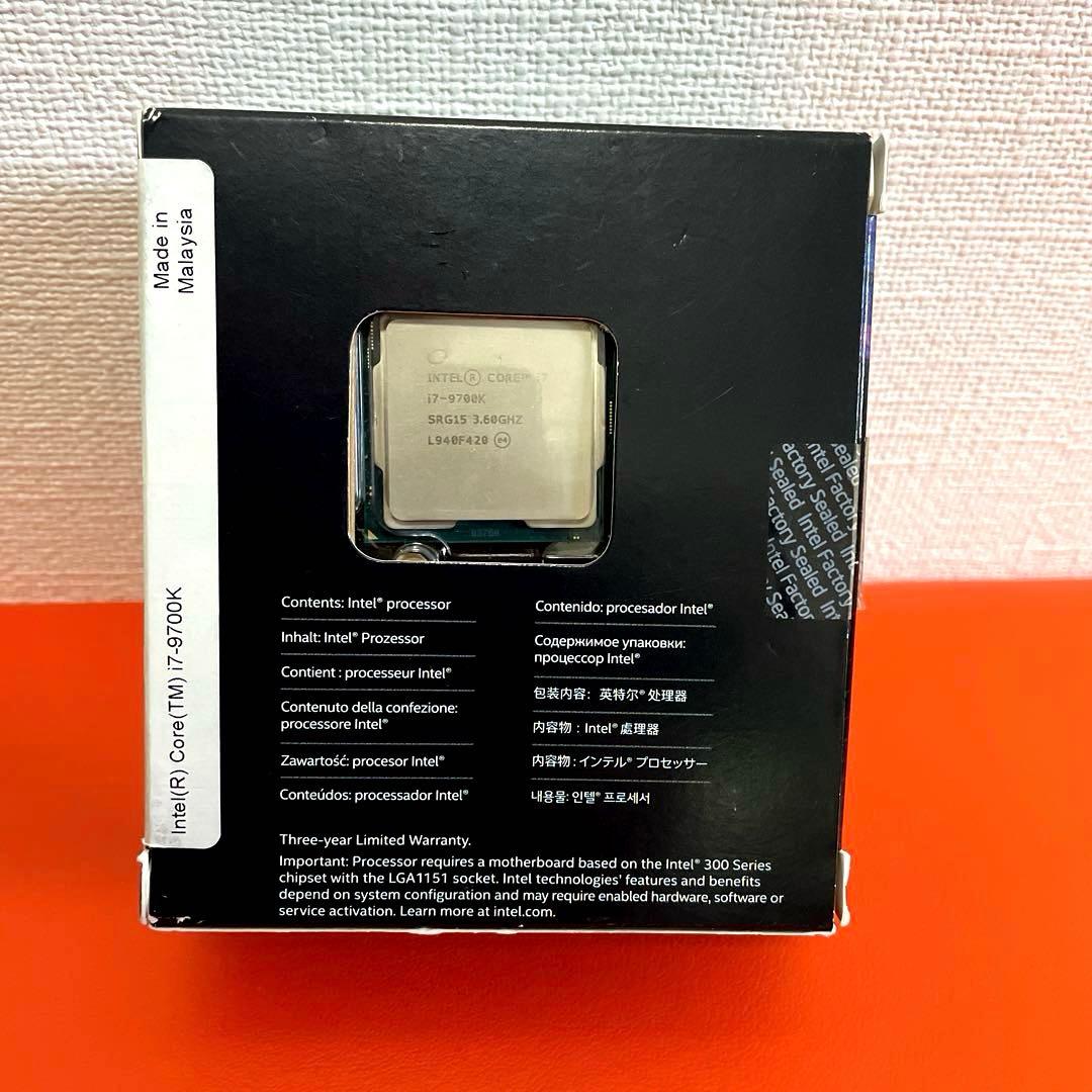 CPU Intel Core i7-9700K CPU [3.6GHz] LGA1151