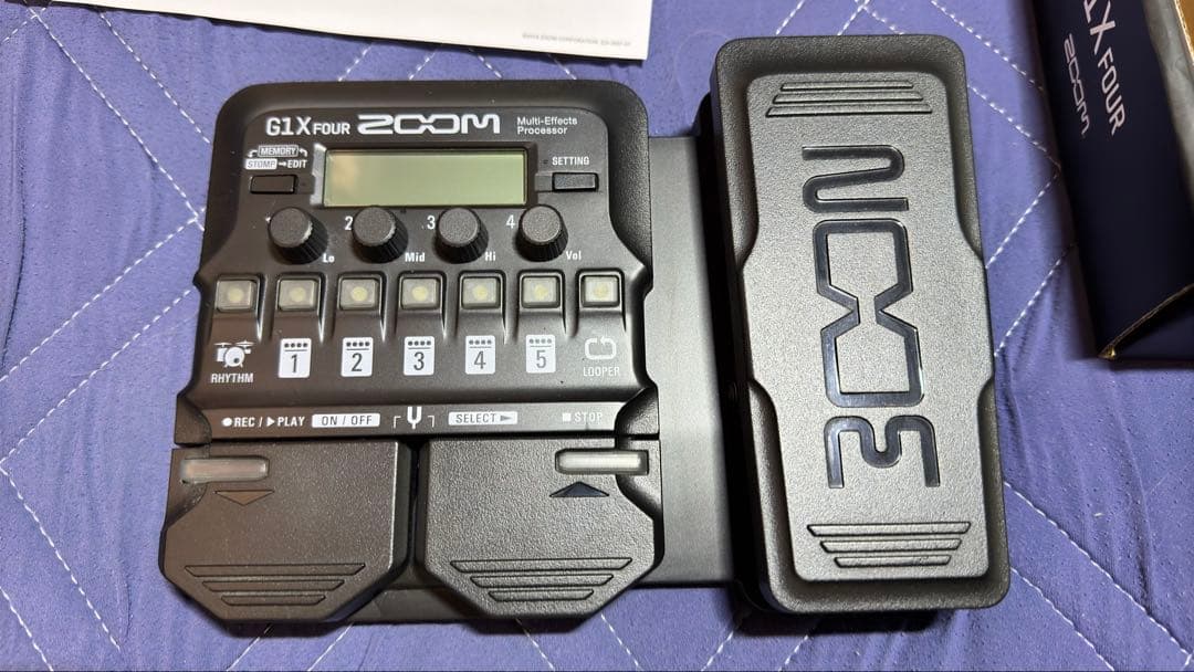 美品）ZOOM G1X FOUR （箱取説付き）（ワンオーナー） - メルカリ