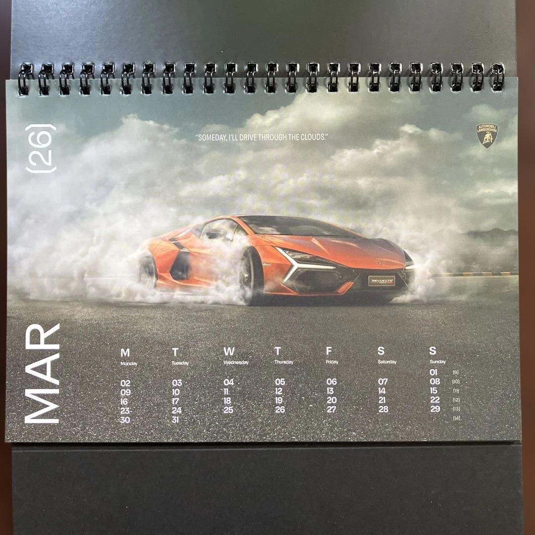 非売品 2026年 ランボルギーニ 卓上カレンダー - メルカリ
