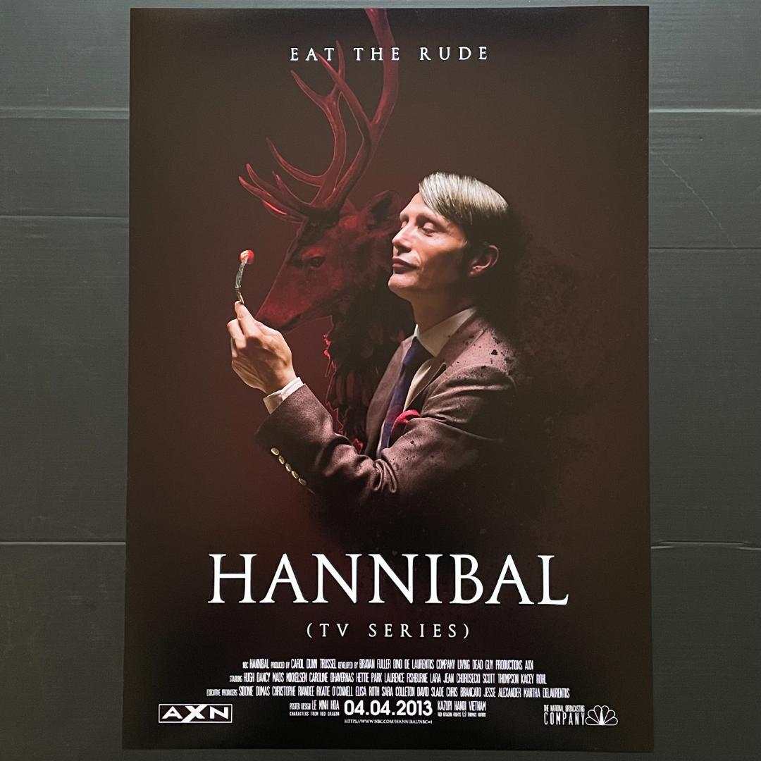 ポスター「HANNIBAL/ハンニバル」①海外TVドラマ☆マッツ・ミケルセン