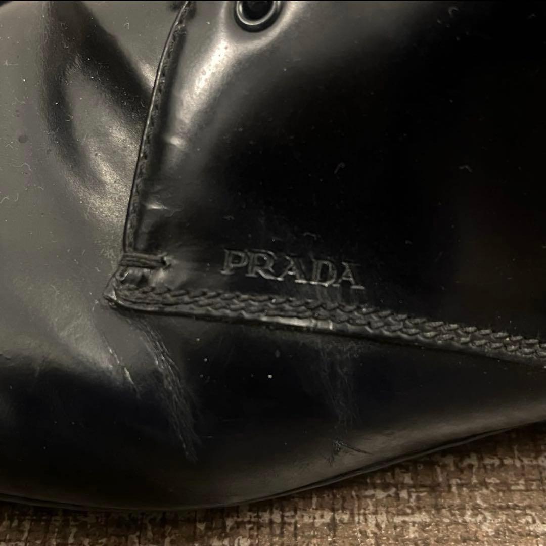 靴 PRADA archive leather shoes 27.5cm