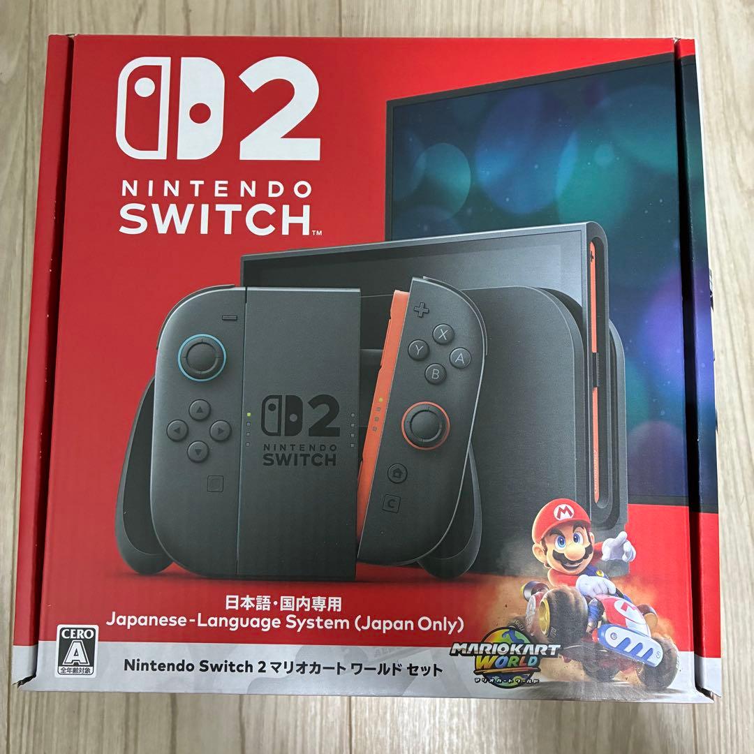 保証領収書付き】Nintendo Switch2 本体 マリオカートセット - メルカリ