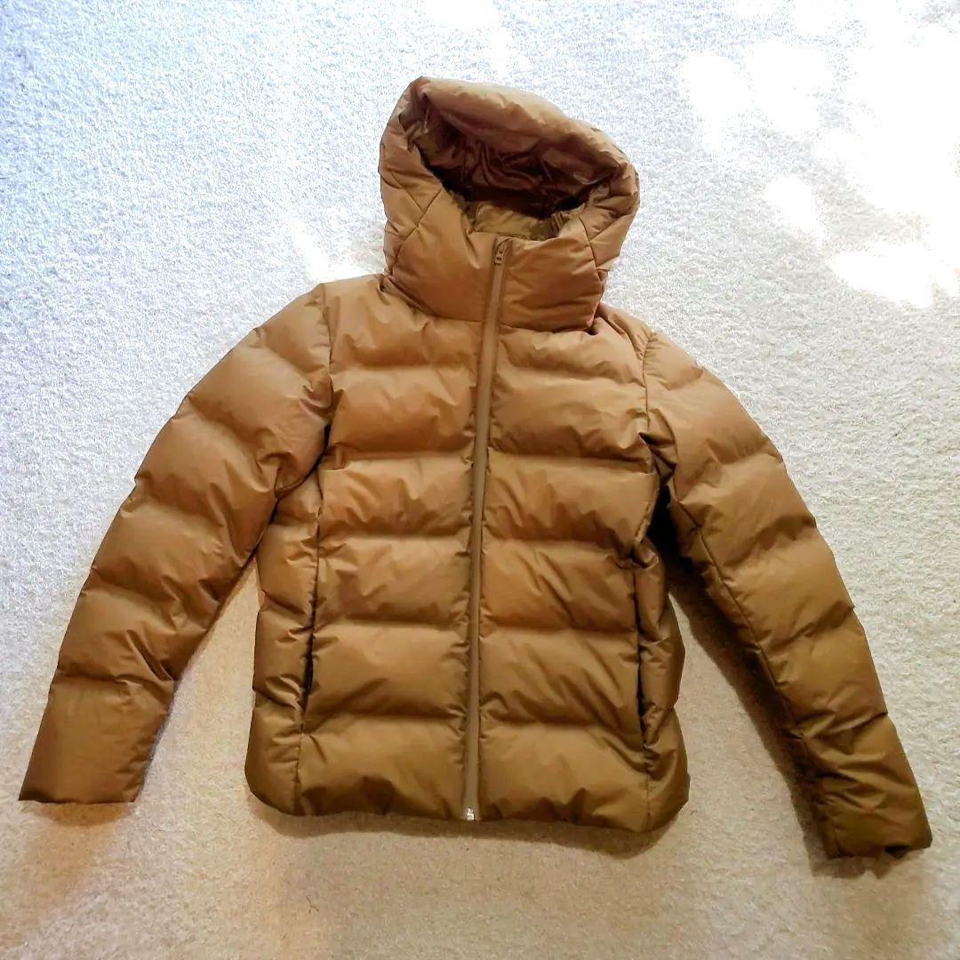 極美品】希少 ユニクロ シームレス ダウン パーカー 2018 ブラウン
