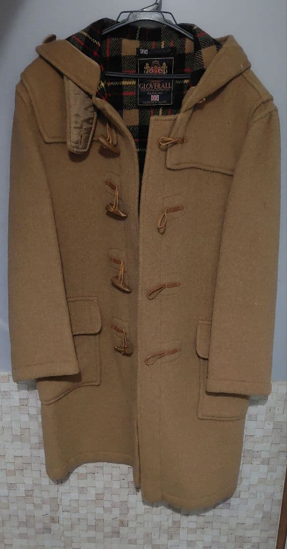 Gloverall　ダッフルコート ウール混合　英国製　GB40　スペア付 Gloverall（グローバーオール） ダッフルコート コート メンズ