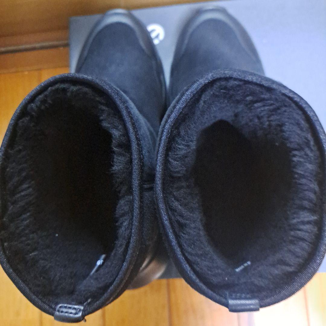 エコー　ムートンブーツ（ブラック）24.5cm