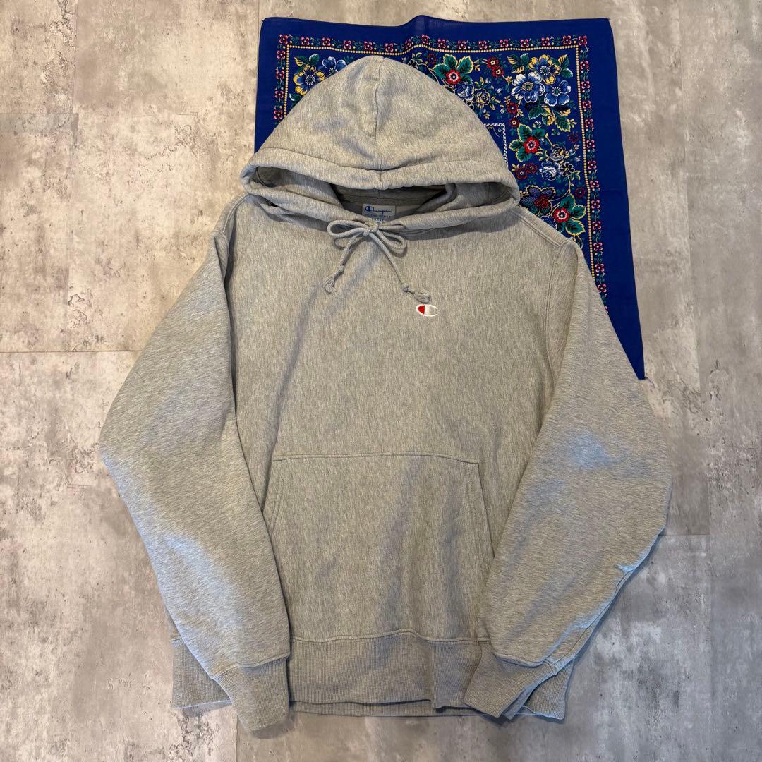 00s Champion 単色青タグ リバースウィーブ プ インドネシア製 - メルカリ