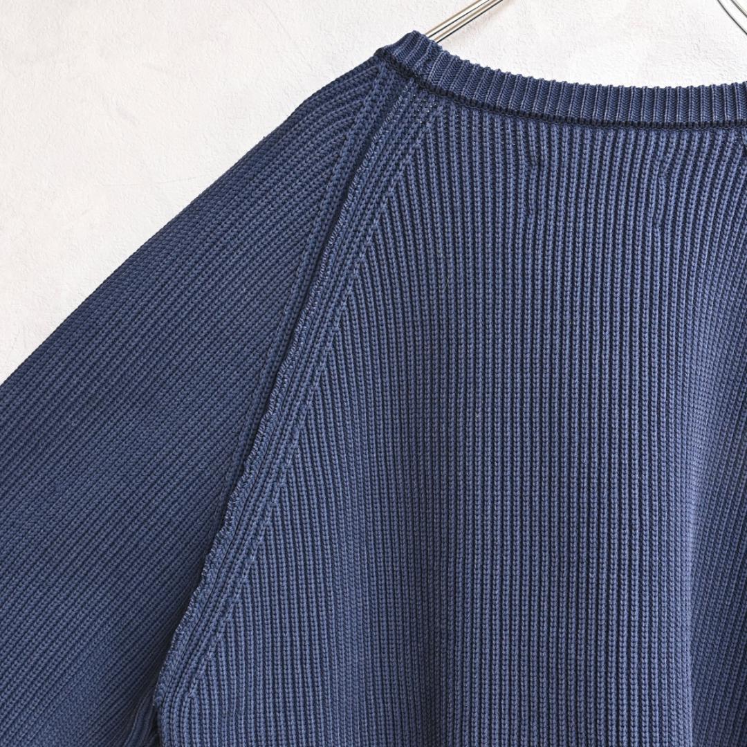 nanamica 5G Crew Neck Sweater 畦編み 春ニット - メルカリ