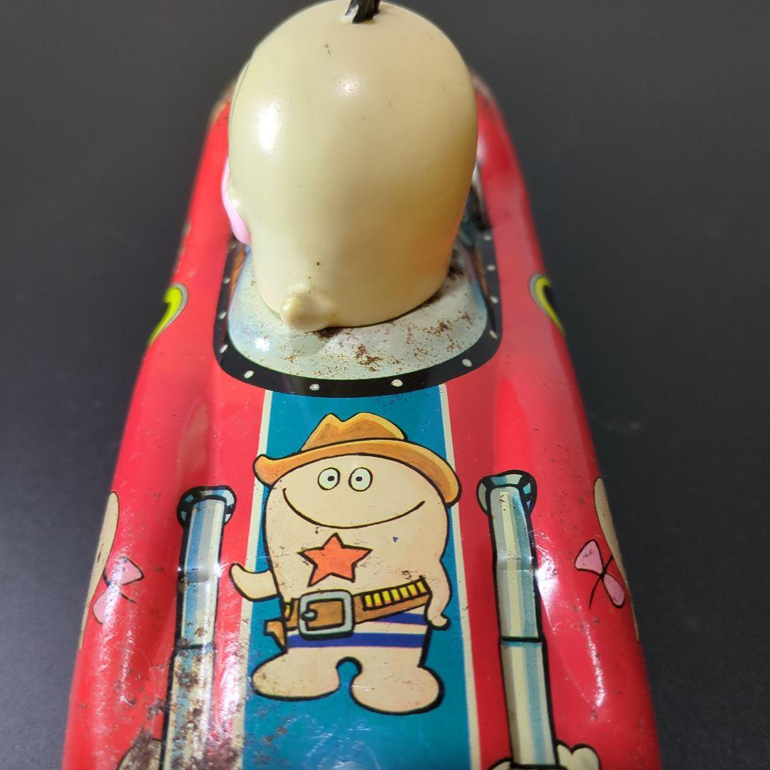 昭和レトロ オバケのQ太郎 オバQ レースカー ブリキ - メルカリ