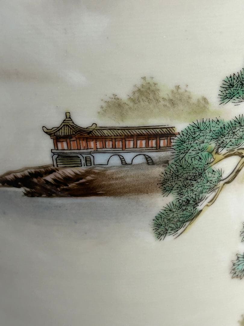 中国 景徳鎮製 山水 大瓶 送料込み0730 - メルカリ