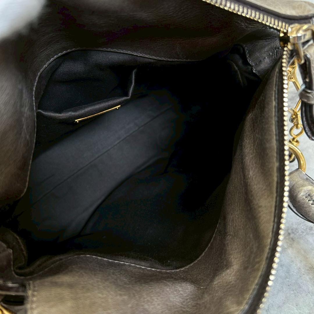 miu miu 2way サイドリボン レザー ショルダーバッグ RG547 - メルカリ