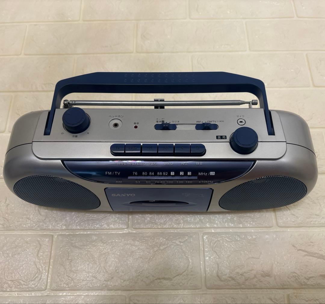 値下げ SANYO サンヨー レトロ ラジカセ U4-ST23 三洋 ジャンク品