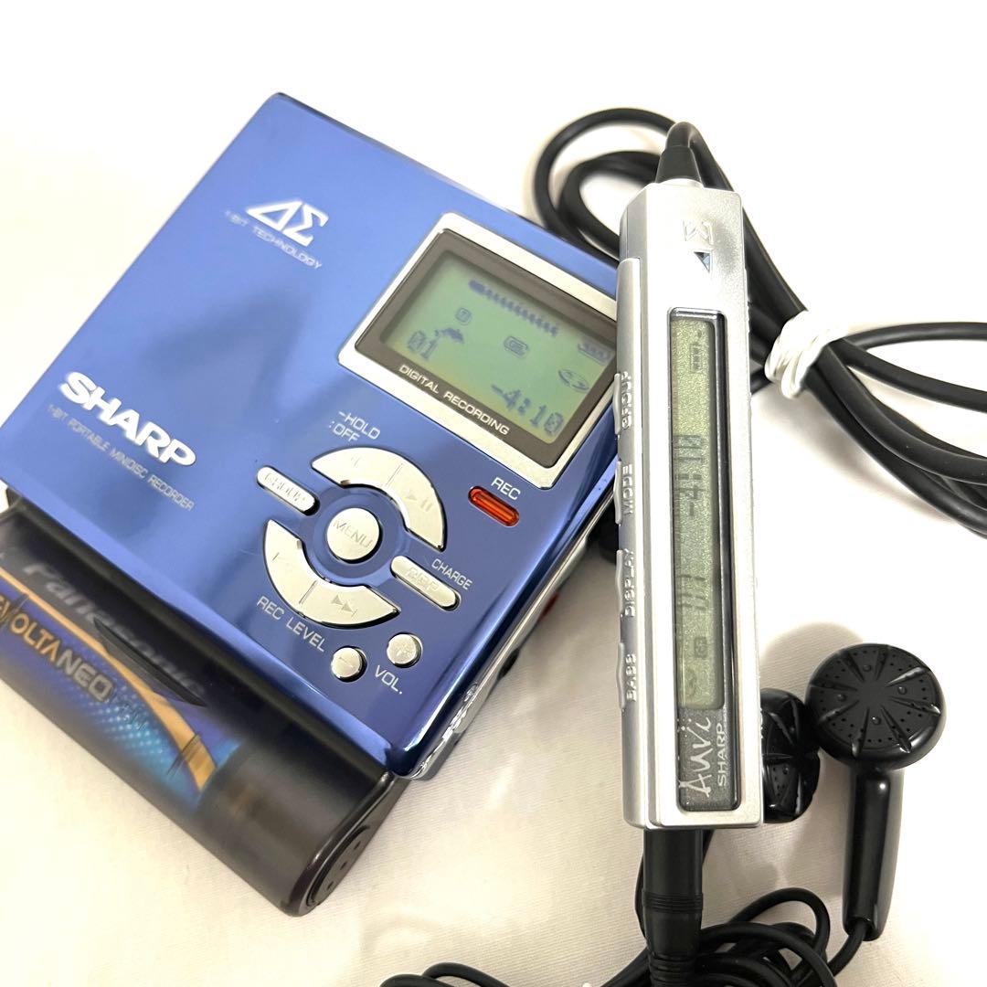 付属品多数】SHARP MD-DR7 ポータブルMDレコーダー MDLP対応 - メルカリ