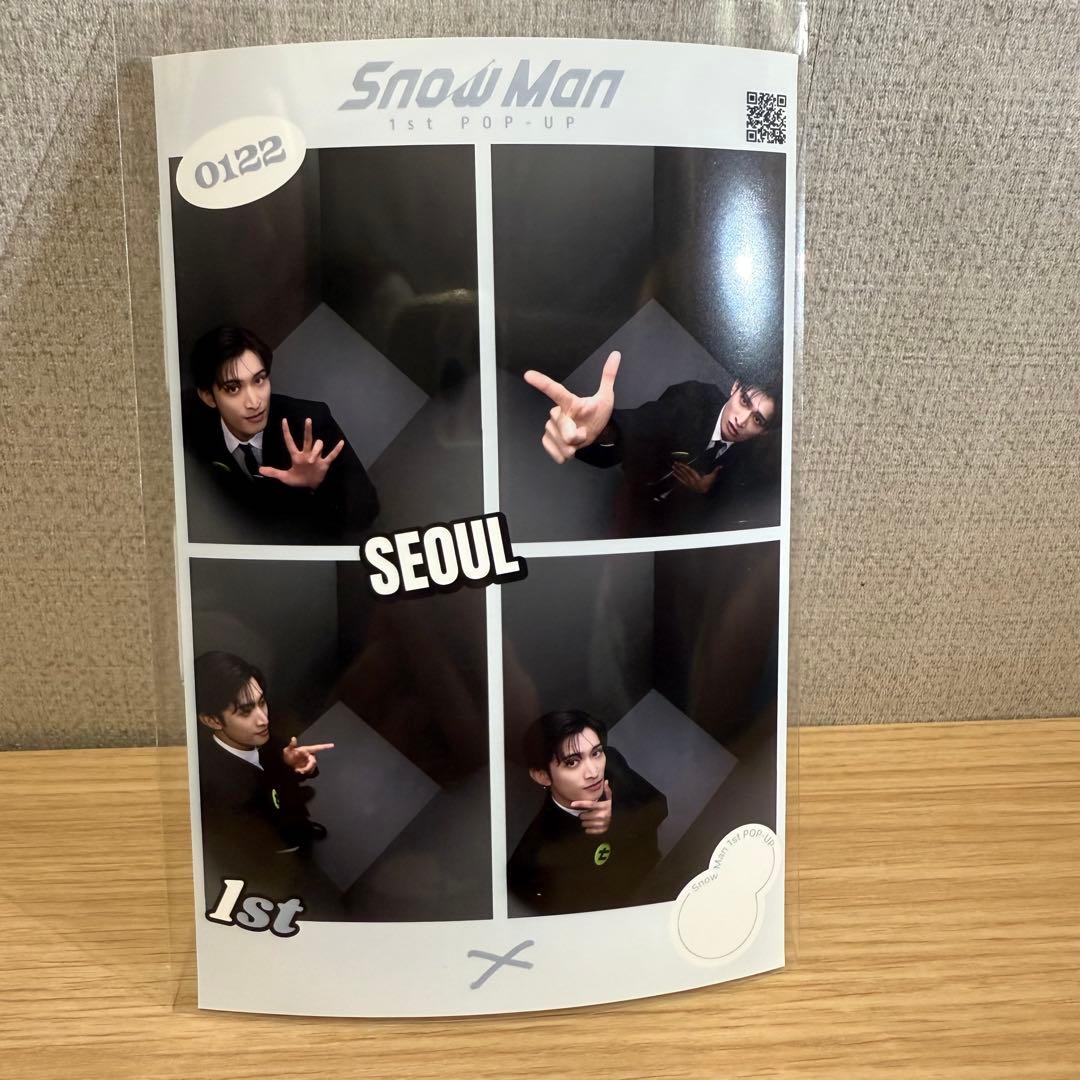 Snowman 1st popup 韓国 向井康二 プリクラ 4cut - メルカリ