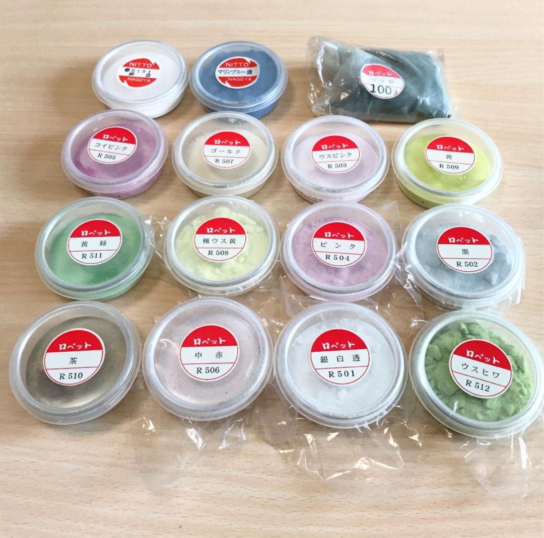 七宝焼き 絵の具☆釉薬 ロペット 七宝14色 - メルカリ