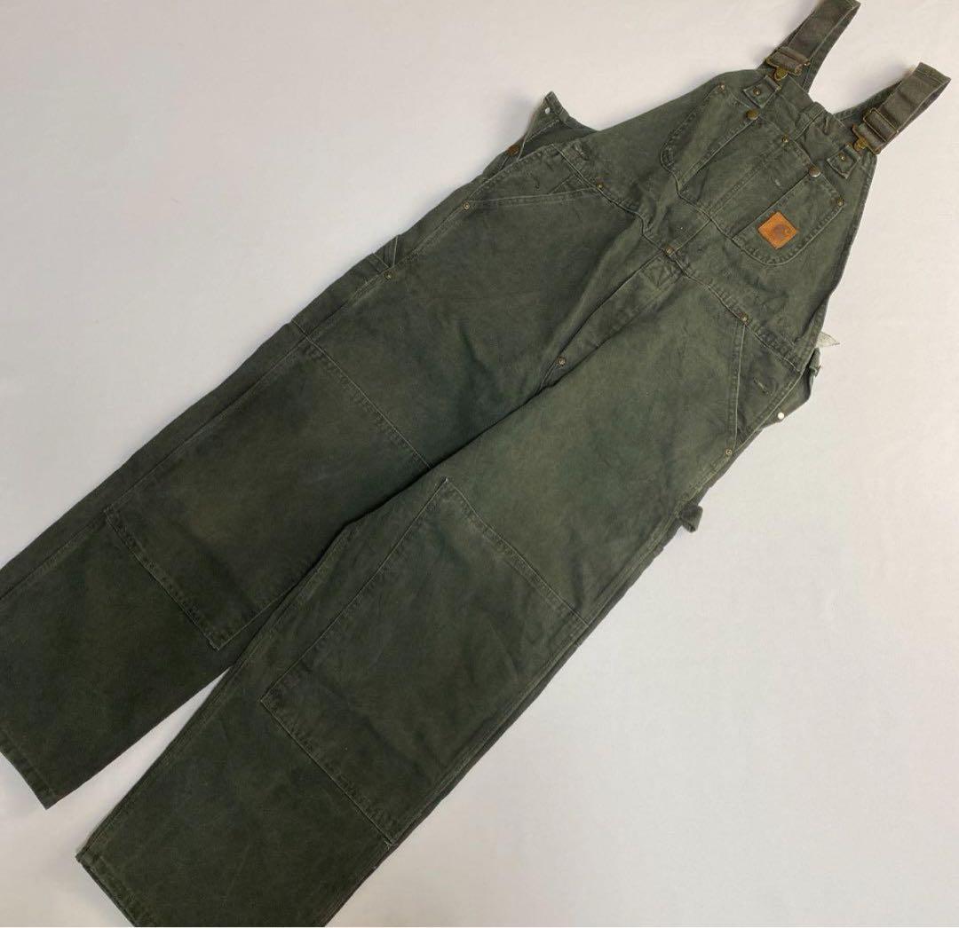 Carhartt カーハート オーバーオール カーキ グリーン 緑 コムドット