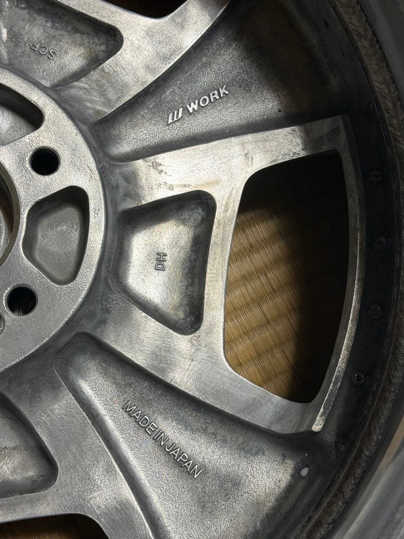 ☆当時物☆ワークユーロラインディッシュWORK PCD114.3 5穴4穴マルチ