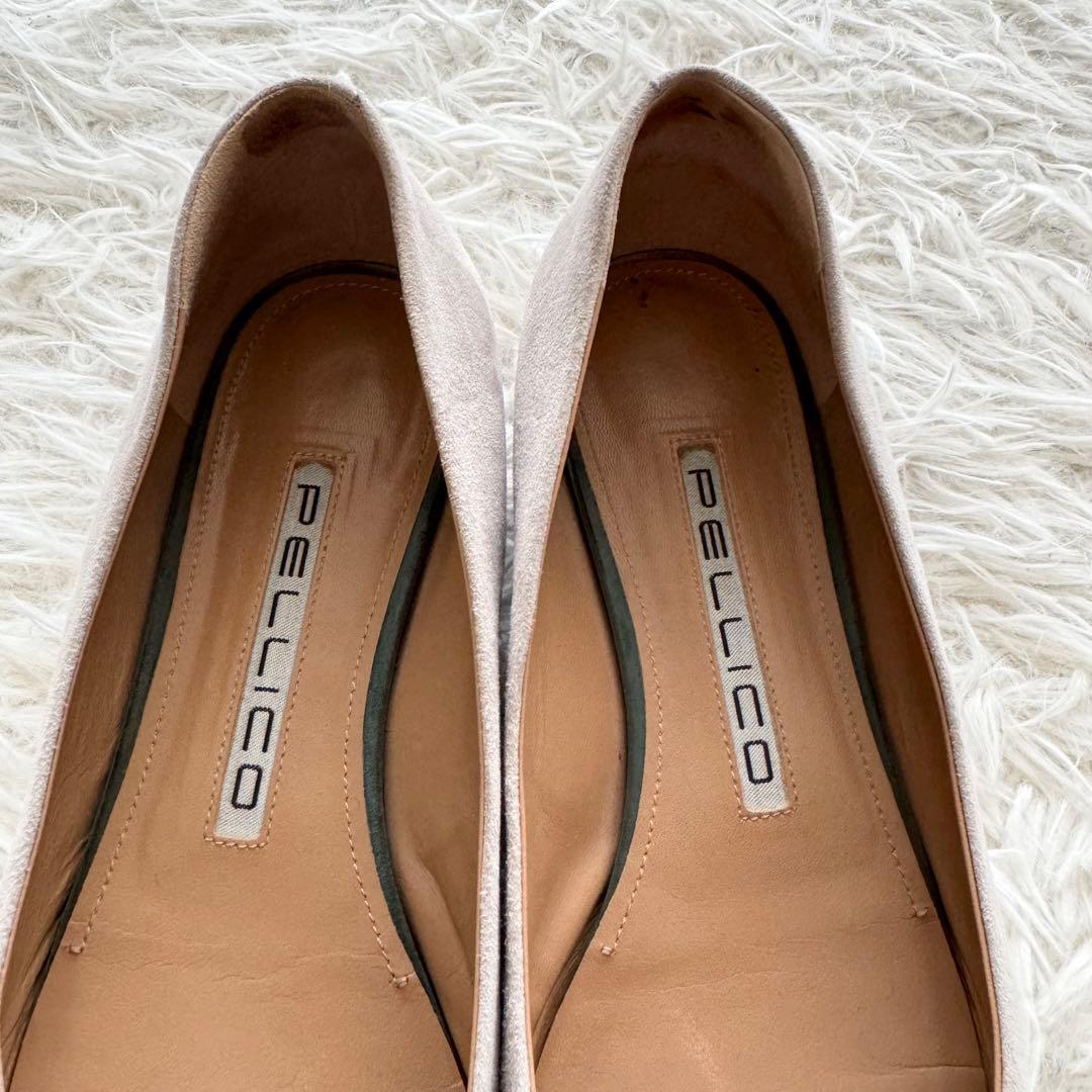 ペリーコ】パンプス FIBBIA スエード ポインテッドトゥ 37