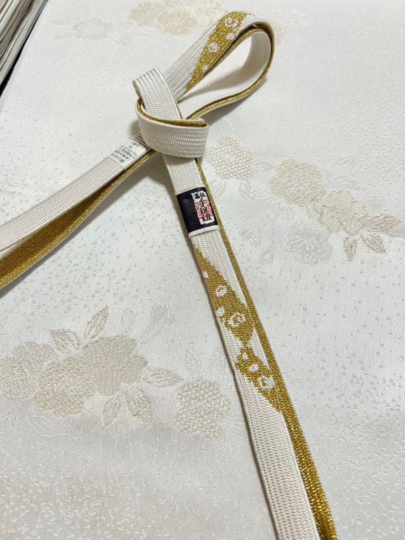 美品 未使用 しつけ糸付き 正絹訪問着 フルセット4点 松屋誂製 入学式