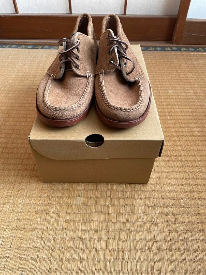 デッドストック ヴィンテージ エルエルビーン ベージュ スエード 28.5cm