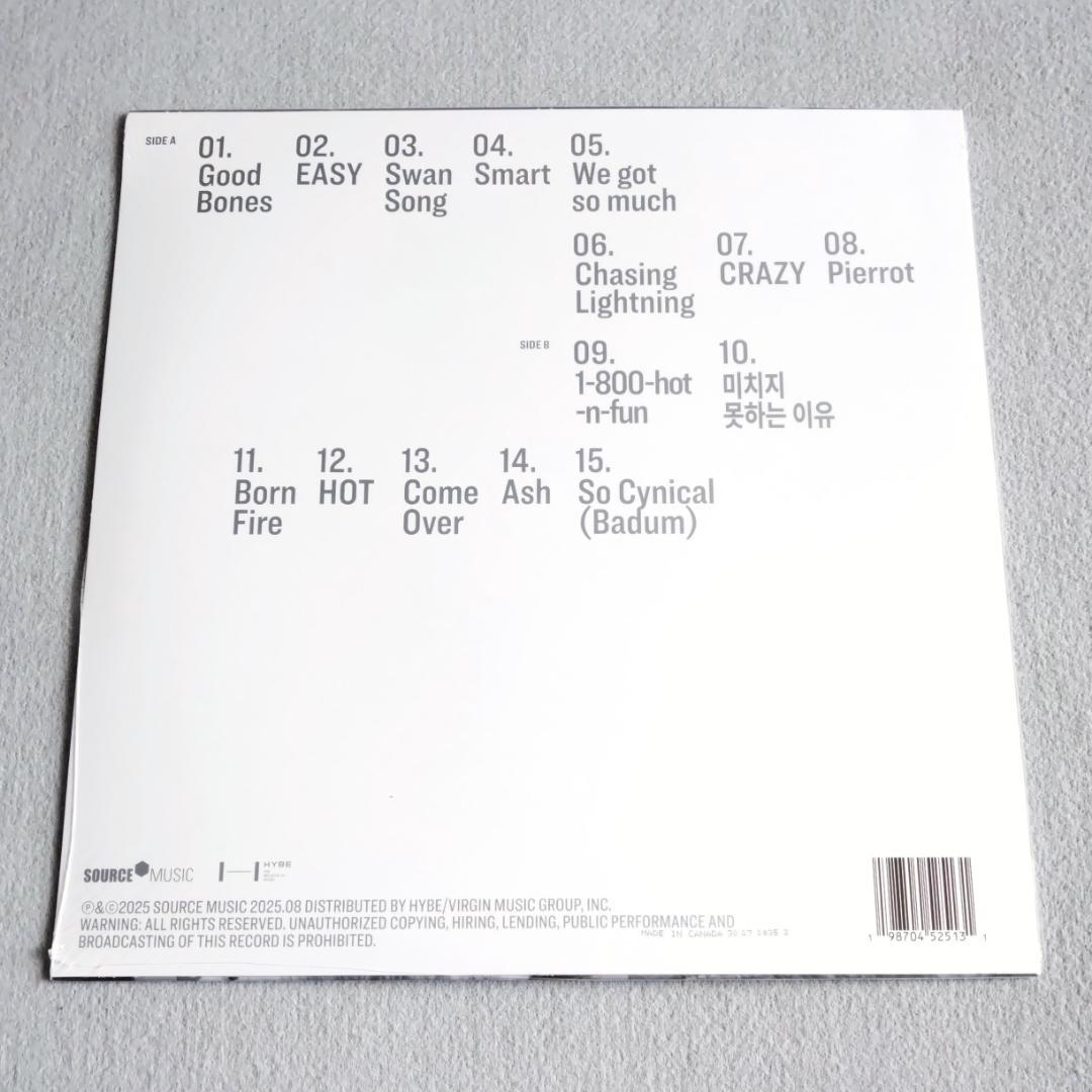 LE SSERAFIM Easy-Crazy-Hot シルヴァー・ホワイト - メルカリ