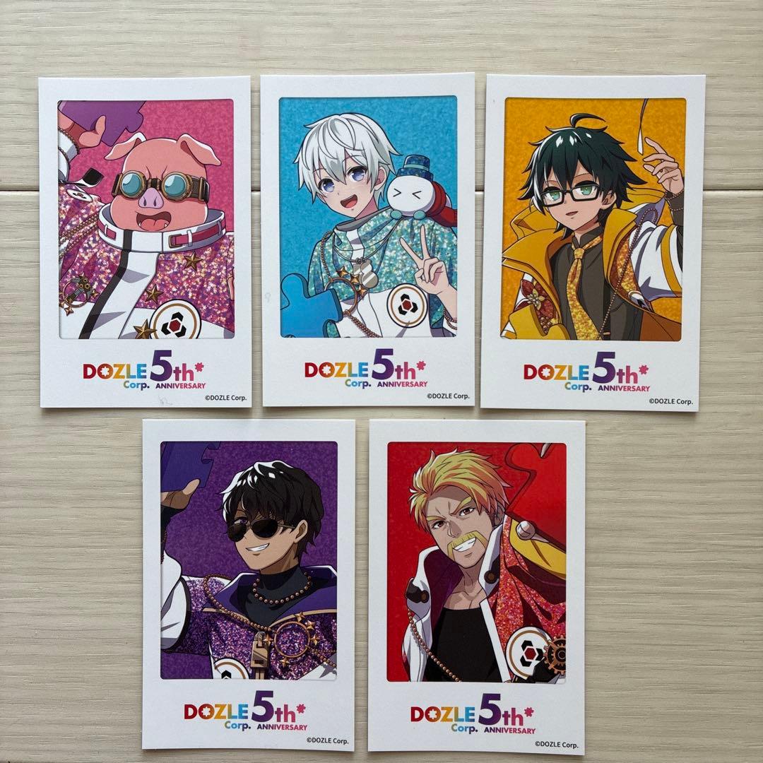 ドズル社 5周年 チェキ風カード 5枚セット - メルカリ