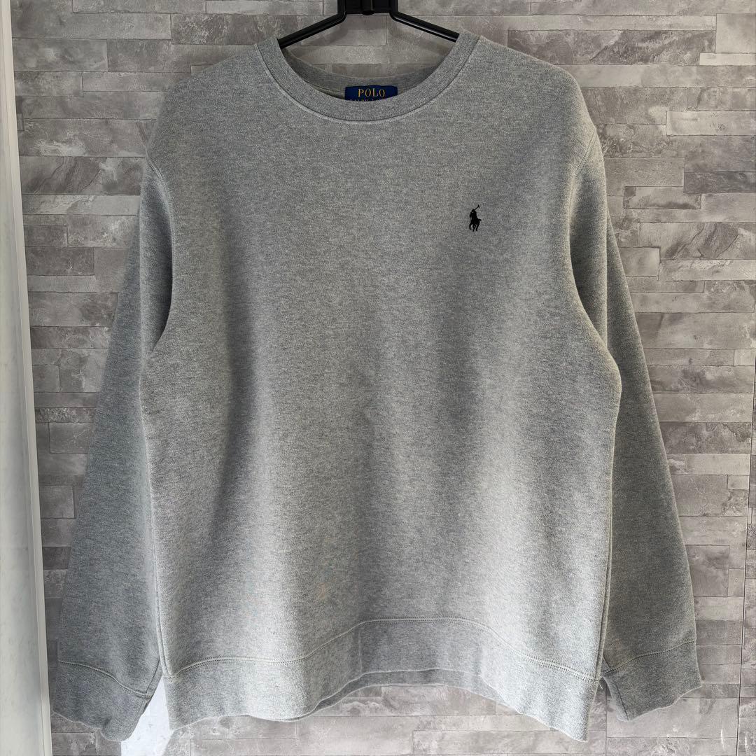 ラルフローレン トレーナー スウェット 現行タグ グレー ポニー 刺繍