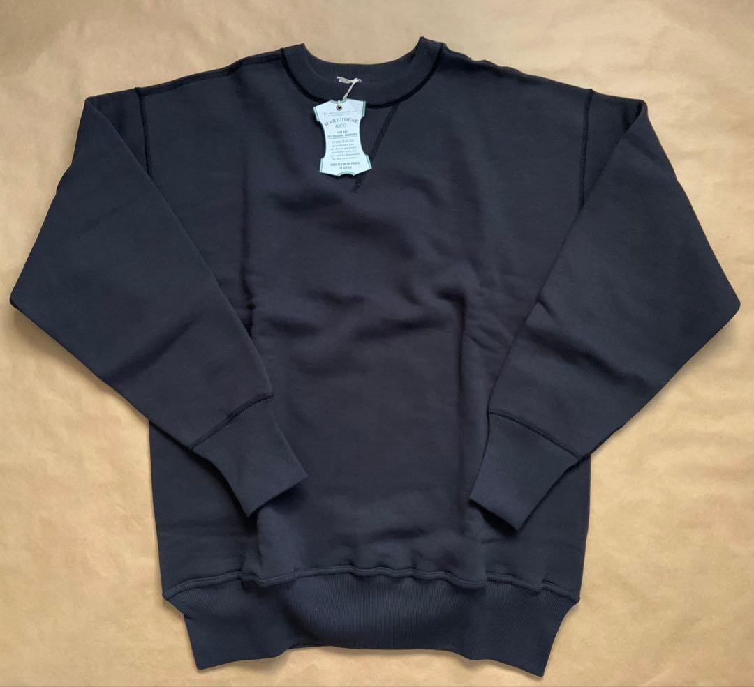 新品 ウエアハウス 401 スウェット BLACK スミクロ 40 M 無地 ウエアハウスの定番スウェット Lot:401 （黒／スミクロ）レビューと