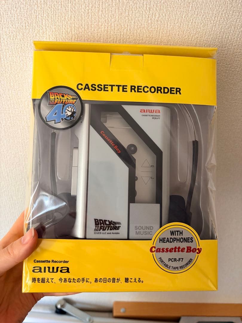 バックトゥザフューチャー ポータブルカセットプレーヤー ドンキ