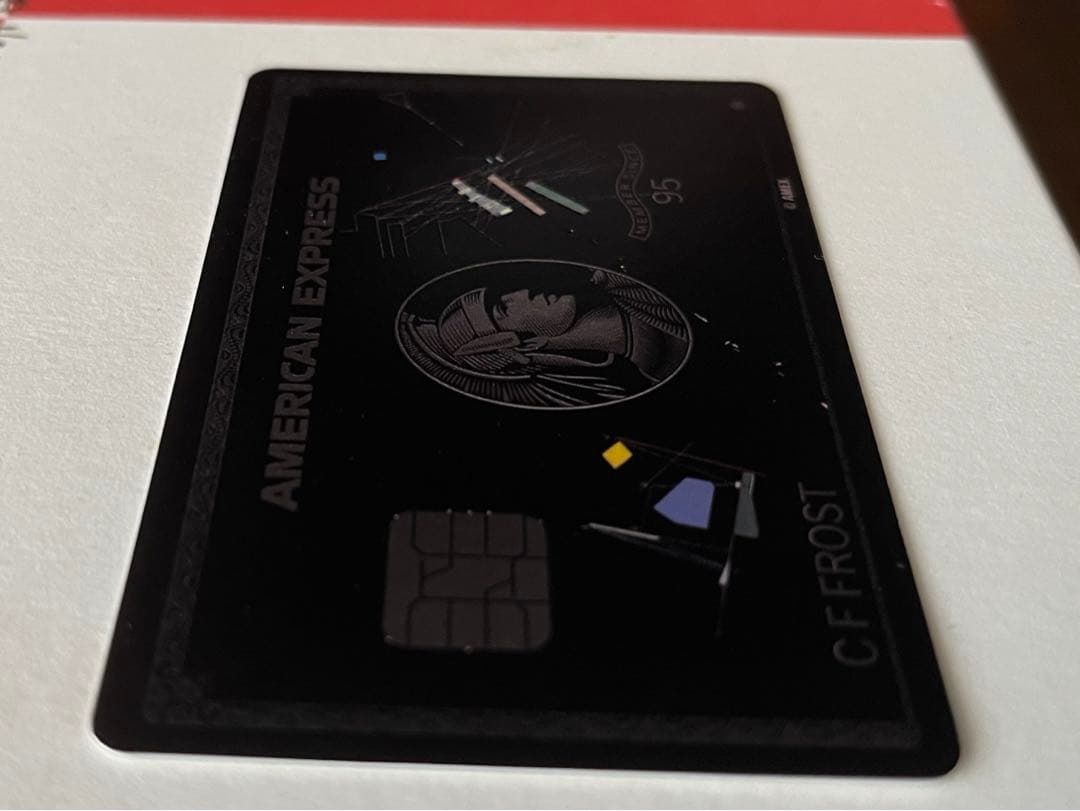 ラスト1点】AMEXセンチュリオンブラックカード サンプルカード - メルカリ