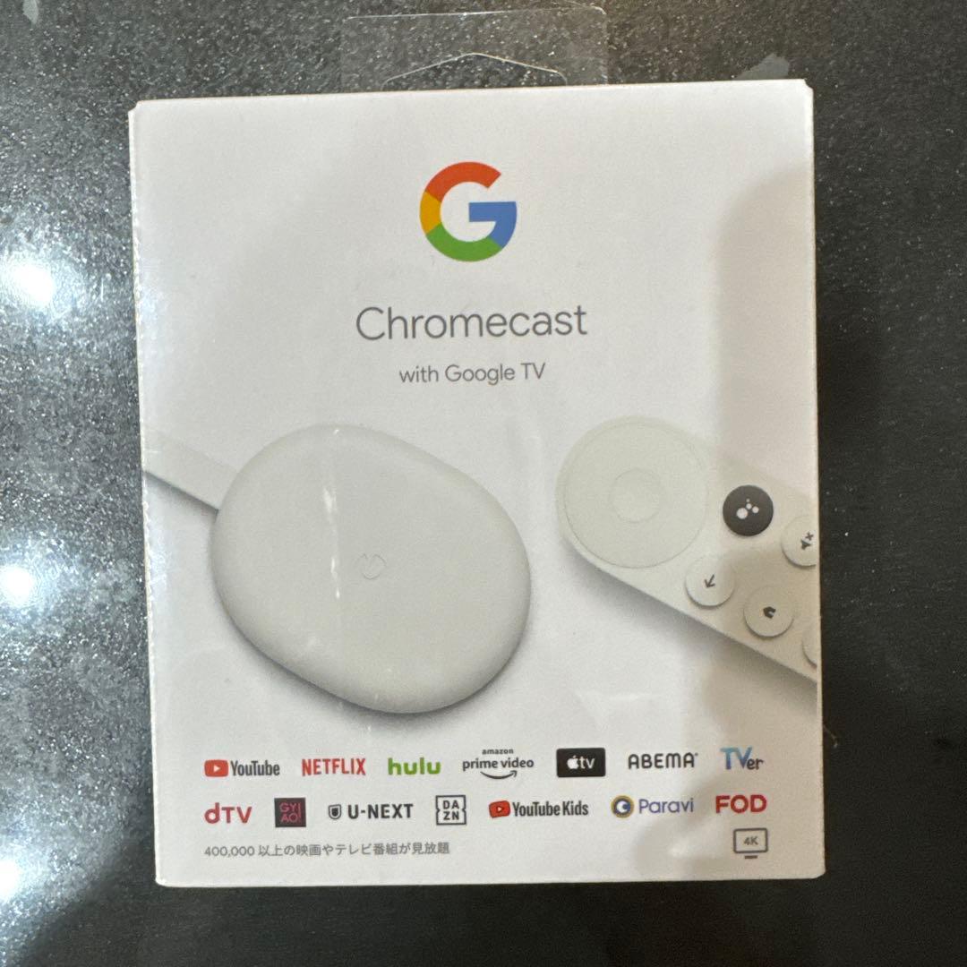 Chromecast with Google TV 4K 新品未開封 Google - 新品未開封 Chromecast with Google TV 4Kの通販 by tky's
