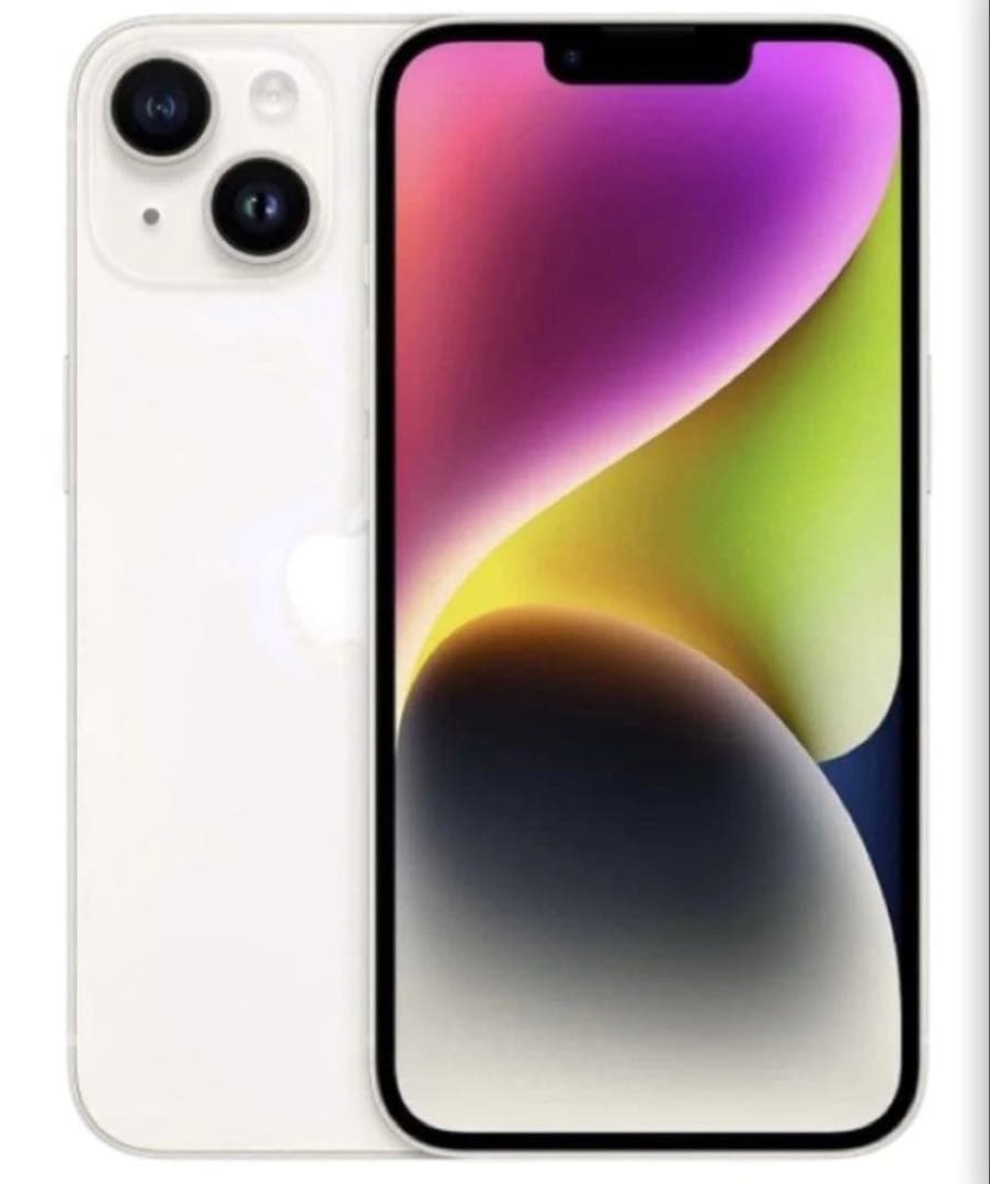 新品同様☆電池新品】iPhone 14 256GB スターライト SIMフリー - メルカリ