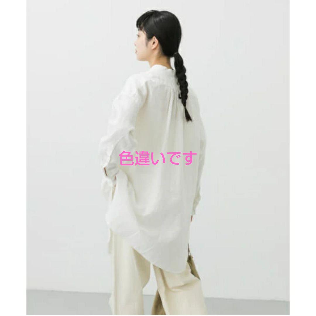 かぐれ リネンチュニックシャツ ピンク - メルカリ