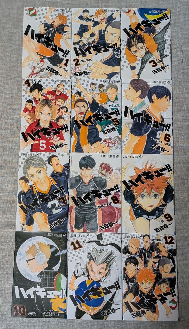 49冊】ハイキュー!! 1〜45巻 TVアニメチームブック/セイシュンメイカン