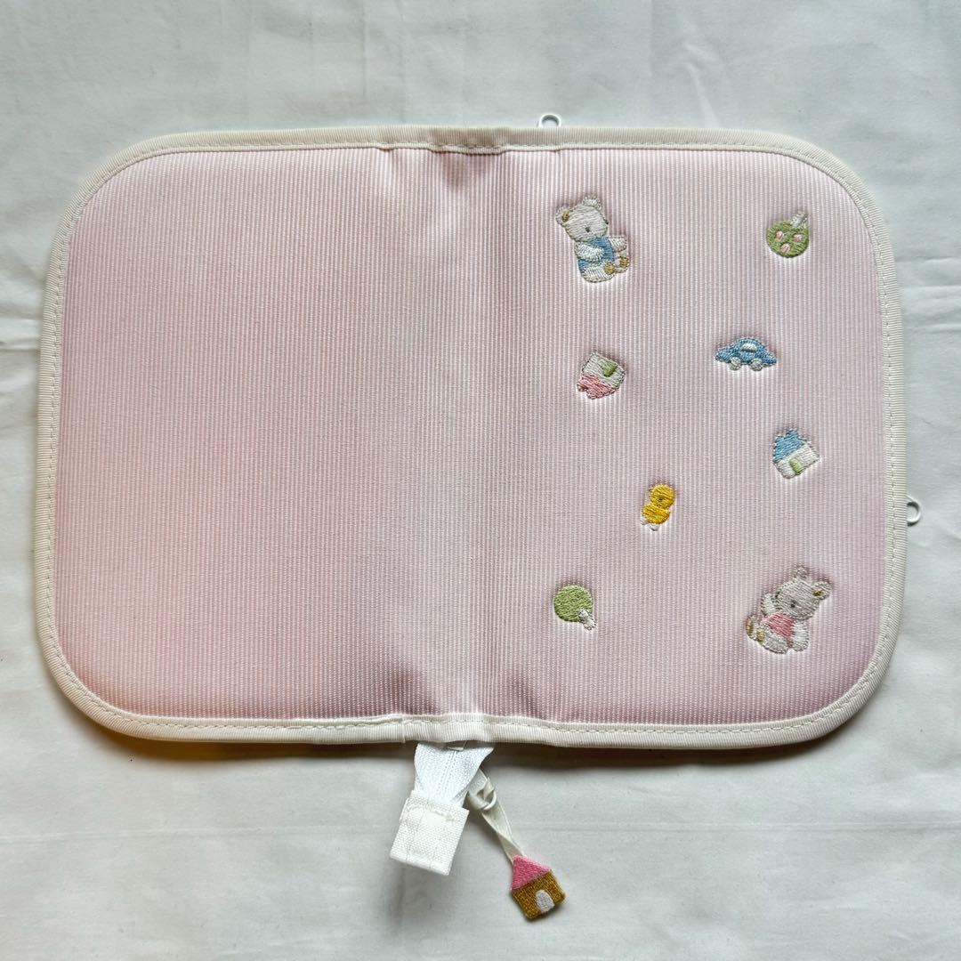 美品】ファミリア familiar 母子手帳ケース ピンク 女の子 ベビー