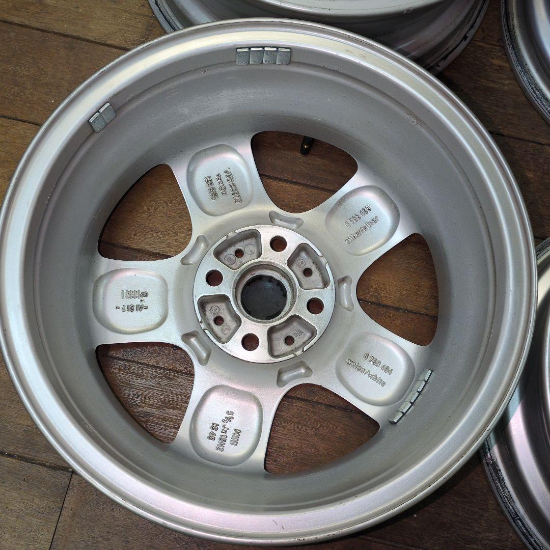 芝*様 送料込　美品　MINI用　純正アルミ　15×5.5J　4本　ローバーミニ