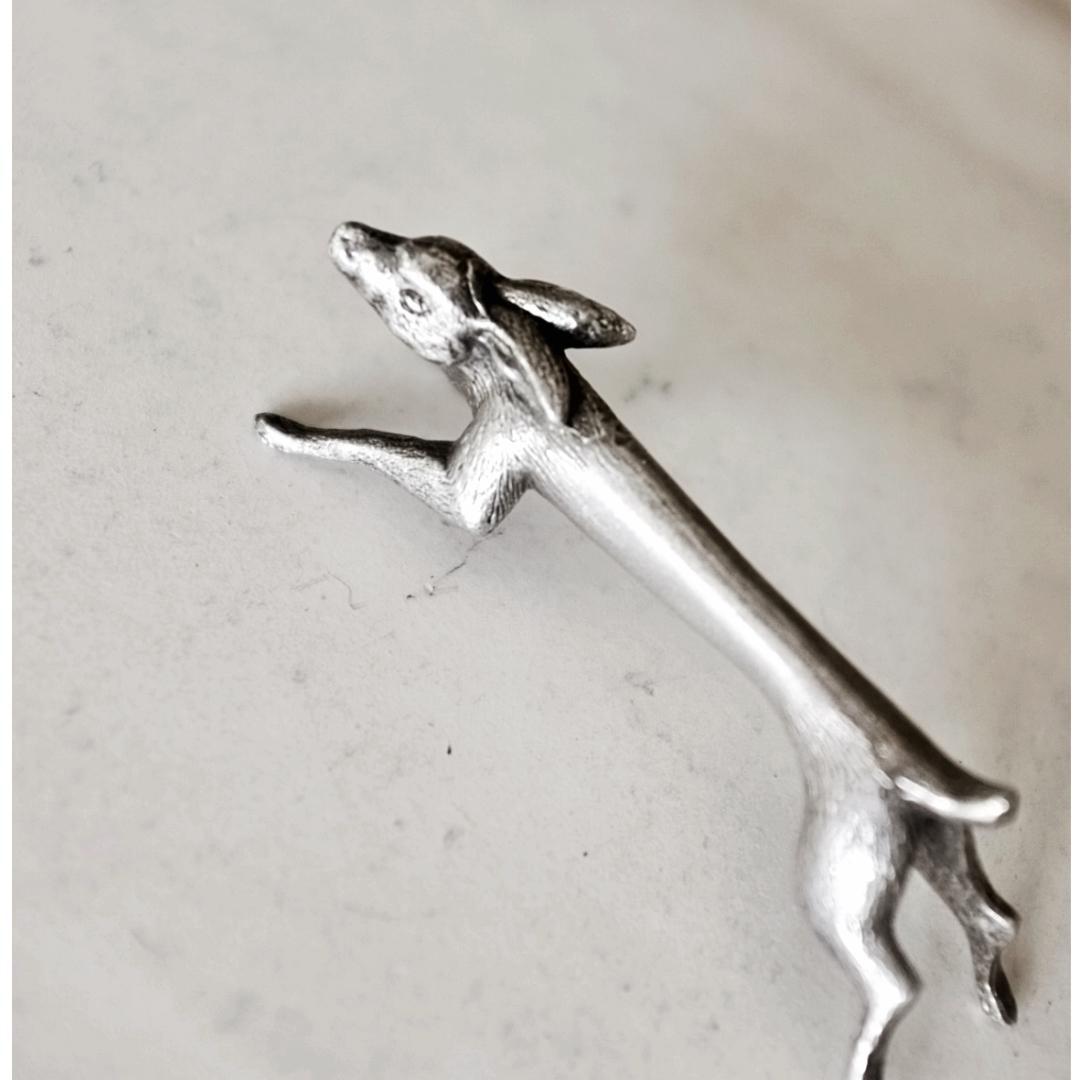 sold フランス 駆け抜ける永遠のウサギとカトラリーレスト アンティーク フランスアンティーク うさぎのカトラリーレスト - une Belle Chose