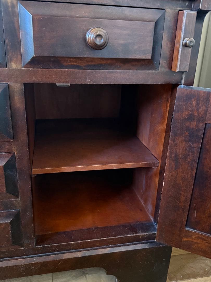 ノンホルマリン】アンティーク ライティングビューロー デスク(北海道