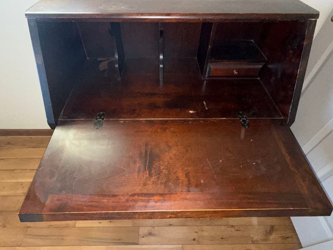 ノンホルマリン】アンティーク ライティングビューロー デスク(北海道