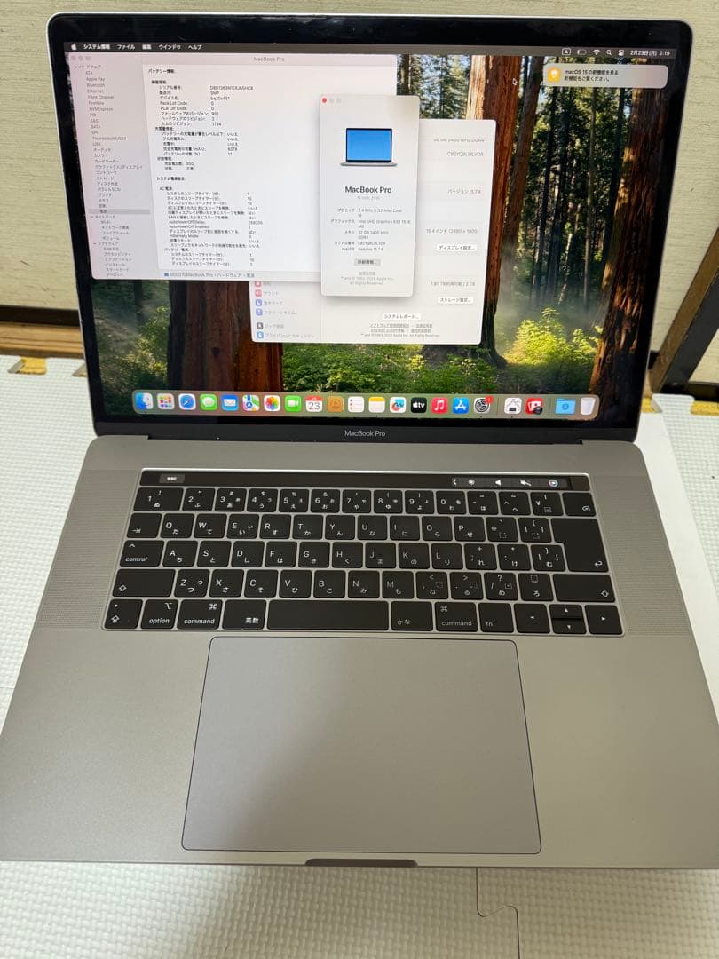 MacBook Pro 2019年 i9 メモリ32GB ストレージ2TB - メルカリ