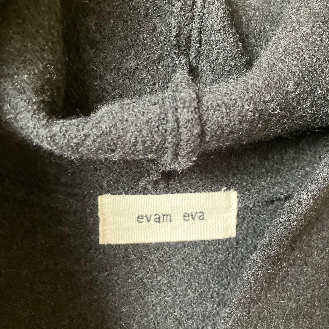 evam eva プレスウールフーデッドコート ヨーガンレール 中川政七商店