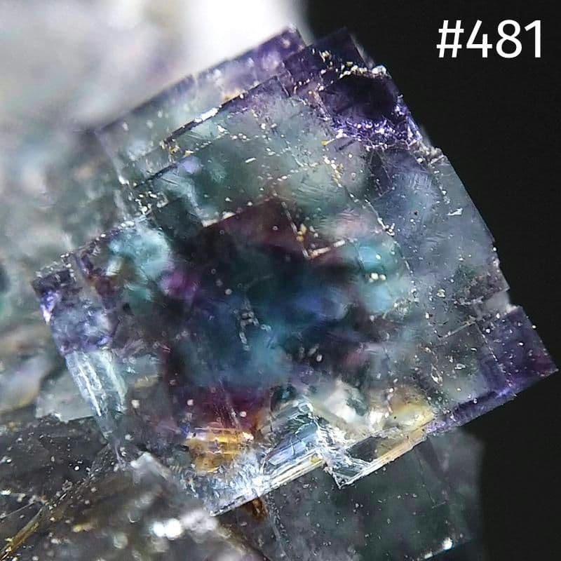 481 オコルス鉱山 フローライト クォーツ ブルーグリーン パープル オコルス鉱山 フローライト | 鉱物標本,ハ行,フローライト/蛍石